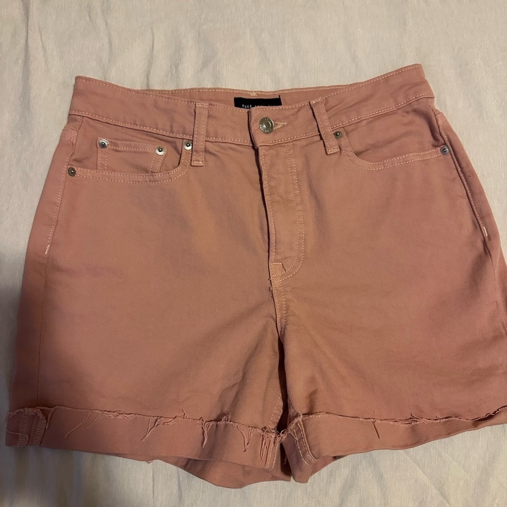 Casual Pink Jean Shorts for Women